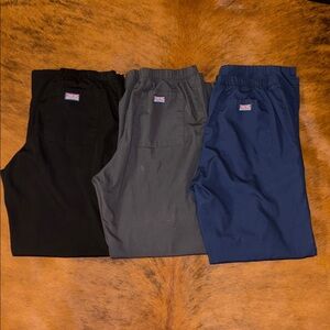 Set of Three Cherokee scrubs pants size small
